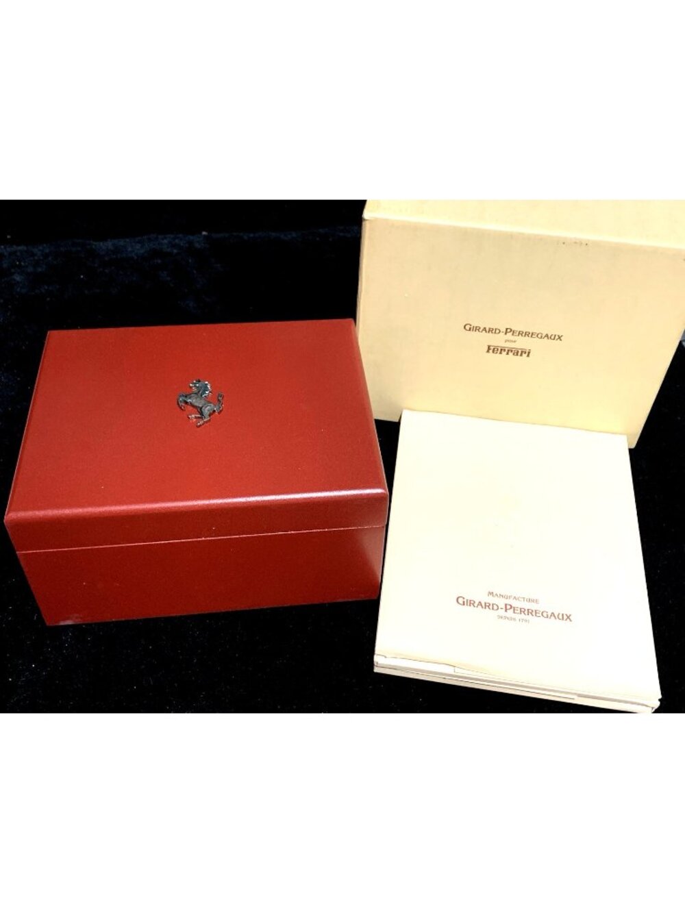 Girard Perregaux Ferrari Watch Presentation Original Box Display + Booklet